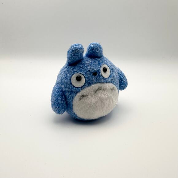 Studio Ghibli Other - My Neighbor Totoro Studio Ghibli Sun Arrow Fluffy Beanbag Stuffed Animal Blue 4"